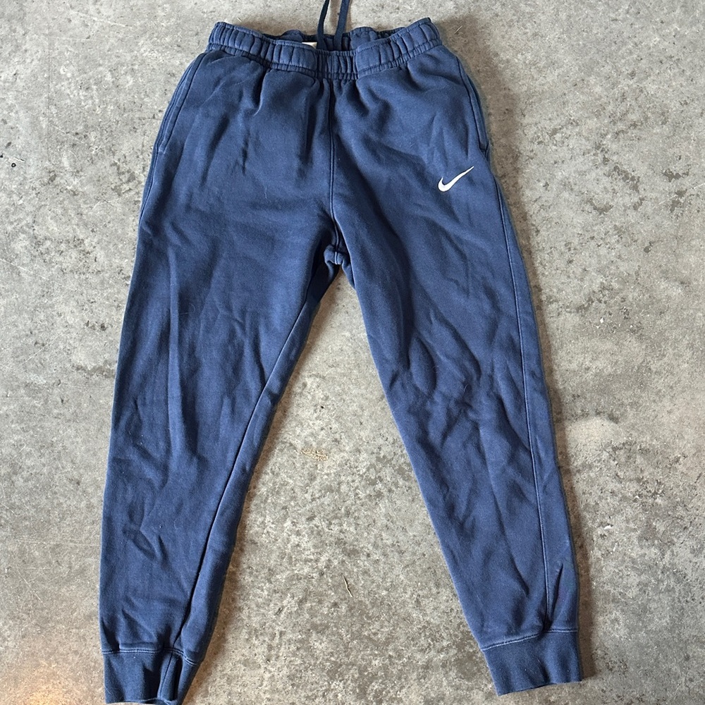 Navy blue Nike sweats